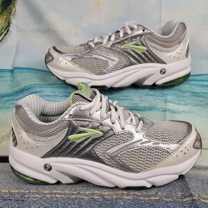 Brooks Ariel Running/ Walking - Silver Green White - Women's 9.5 Wide